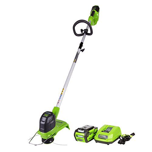 Greenworks 2101602 G-max 40v 12-inch Cordless String Trimmer 2ah Battery And Charger Included
