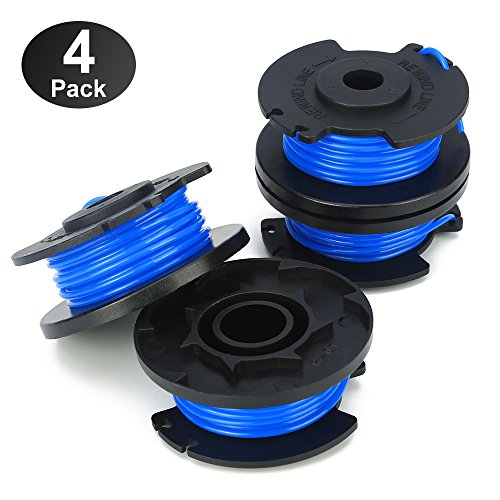 YWTESCH Line String Trimmer Replacement Spool 0065-Inch for Ryobi 18v 24v and 40v Cordless String Trimmer 4 Packs