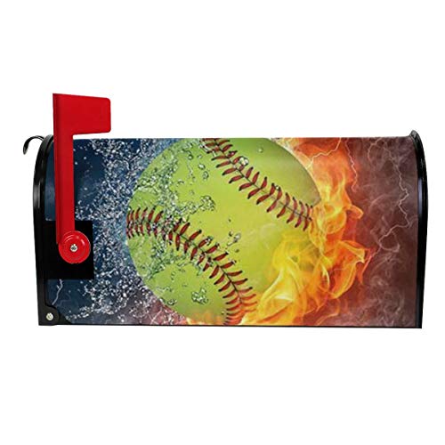 Softball World Series Magnetic Mailbox CoverDouble-Sided PrintingVinylSize 18 X 21Size 255 X 21