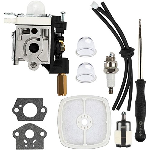 Dalom RB-K70A Carburetor w Tune Up Kit Fuel Line for Echo SRM230 SRM231 GT230 GT231 PE230 PE231 PAS230 PAS231 PPT230 PPT231 Trimmer Weed Eater Parts