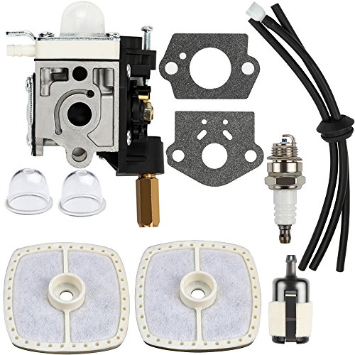 Dalom SRM 230 Carburetor w Air Filter Primer Bulb for Echo Trimmer SRM230 SRM231 GT230 GT231 PE230 PE231 PAS230 PAS231 PPT230 PPT231 Weed Eater Parts