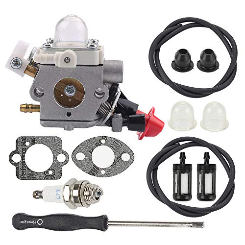 Mckin C1M-S267A Carburetor Carb for Stihl FS40 FS50 FS56 FS70 FC56 FC70 HT56 HT56C KM56 KM56RC Trimmer Weed Eater Parts with Fuel Filter Line Adjustment Tool