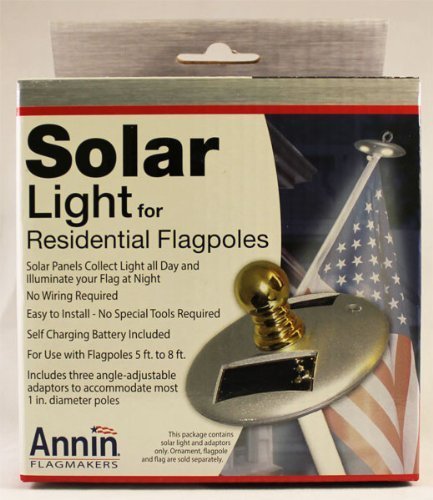 Annin Solar Light for Residential Flagpoles by Annin