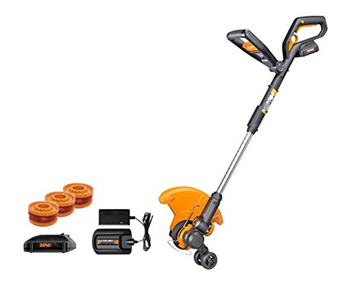 Gracelove US stock WG1603 20V 20 Max Lithium Grass Trimmer Edger Mini-Mower 2 Batteries Included