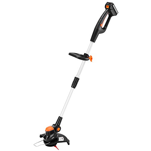 VonHaus 10-Inch Cordless Grass Trimmer and Edger - 20V Max Li-Ion Battery