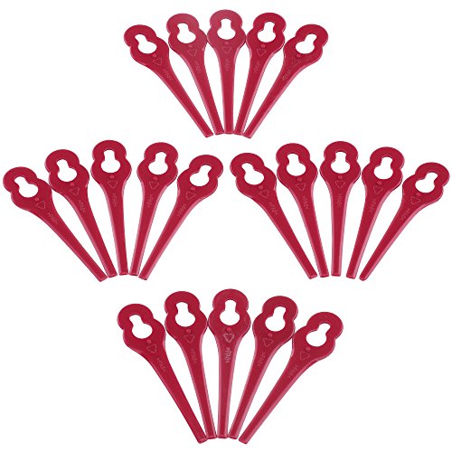 Vonhaus Pack Of 20 Plastic Grass Trimmer Blades For Vonhaus Cordless Grass Trimmeramp Edger