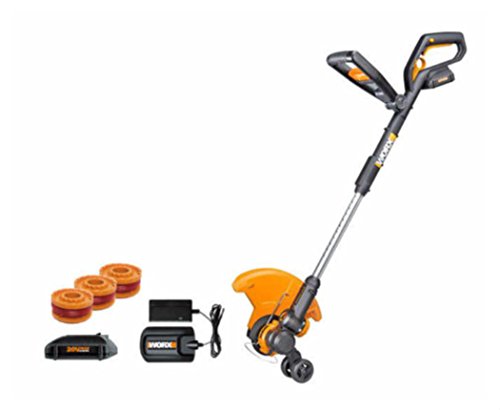 Wg1603 Worxgt 20v 20 Max Lithium Grass Trimmeredgermini-mower 2 Batteries