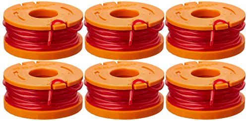Worx Wa0010 Replacement 10-foot Grass Trimmeredger Spool Line 6-pack For Wg150 Wg151 Wg152 Wg155 Wg165 Wg166