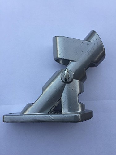 Premium SoCal Flags 2 Position 1-Inch Silver Aluminum Flag Pole Bracket - Mount