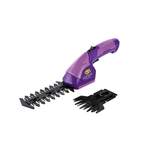 Factory Refurbished Sun Joe Hj604c 72 V Cordless 2-in-1 Grass Shear  Hedge Trimmer purple