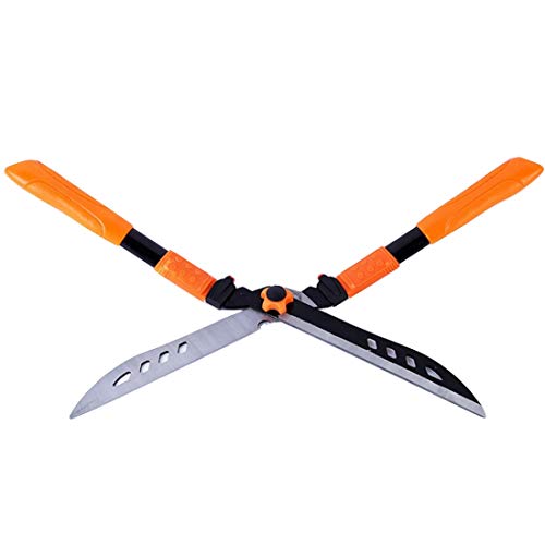 XUNHANG Hedge Shears Lawn Shears Corrosion-Resistant and Durable Lawn Scissors Labor-Saving Scissors Telescopic Scissors High Branch Scissors Color  Orange
