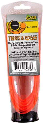 Grass Gator 5610 Trims & Edges String Trimmer Line .095 Pre-cut Line