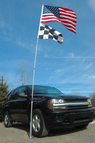 Flagpole To Go Tutp Ultimate Tailgaters Package With 1 Tire Mount - Aluminum