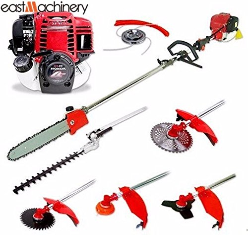 6 In 1 Gasoline Multi Garden Tools Brush Cutter Chainsaw Hedge Trimmer Honda Engine Gx35