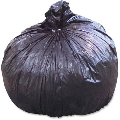 STOR-A-FILE INC T3658B15 100 Recycled Plastic Garbage Bags 60gal 15mil 36 x 58 Brown 100Carton