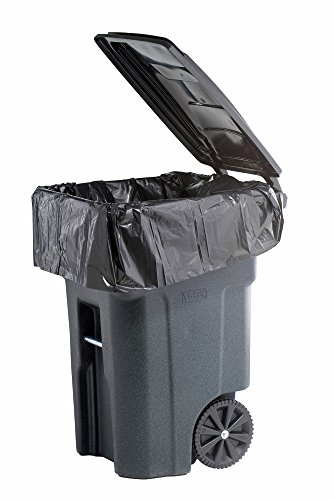 Plasticmill 64 Gallon Heavy Duty 15 Mil Trash Can Liners For Outdoor Garbage Cans - 10 Bagscase