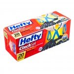 Hefty Trash Bags Large Extra Strong 30 Gal Cinch Sak Bags 12 Ct