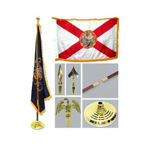 Florida 3ft x 5ft Flag Flagpole Base and Tassel