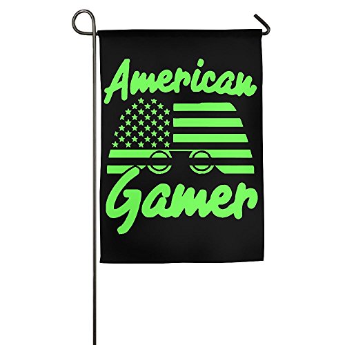 LLiYing-D American Gamer American Flag Custom Decorative Flag