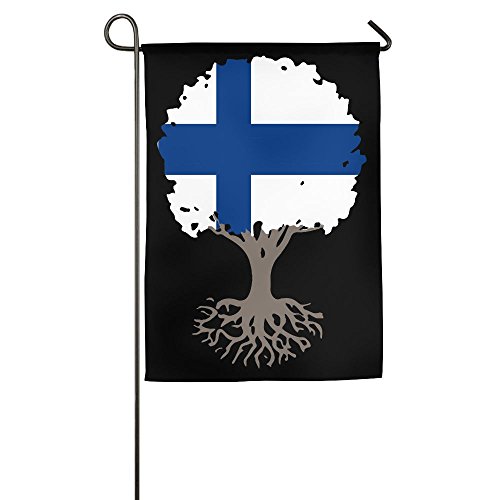 LLiYing-D Tree Of Life With Finland Flag Custom Decorative Flag