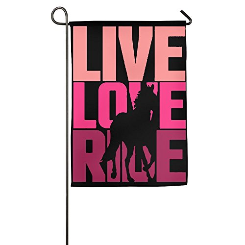 WWTBBJ-B Live Love Ride Horse Custom Decorative Flag For Gift