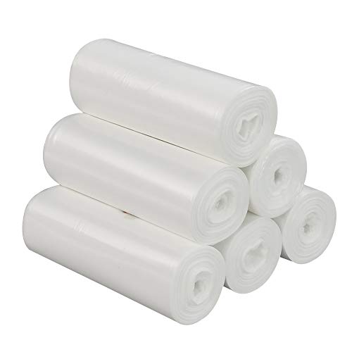 Utiao 150 Counts 4 Gallon Trash Bags Bin Liners for Home Office 6 Rolls