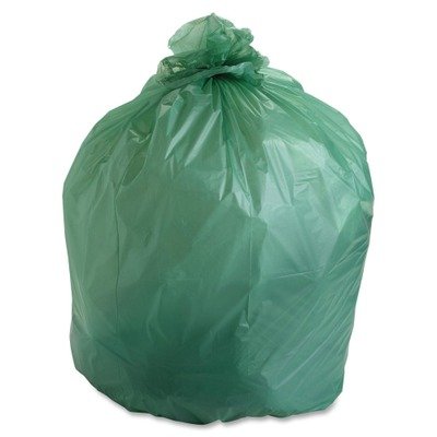 Stout - Compostable Trash Bags,32gal,.85mil,33"x48",50/bx,green, Sold As 1 Box, Sto E3348e85