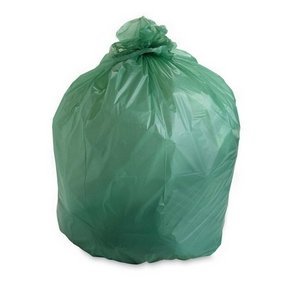 Stout E3348e85 32 Gallon 33" X 48" Heavy Duty Compostable Trash Bags, 50 Bags Per Case, Astm6400, Green, Made