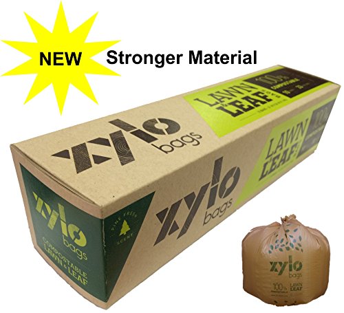 Xylobags Compostable Lawn and Leaf 33 Gallon Bags 6 Boxes