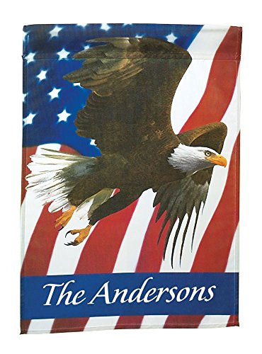 Miles Kimball Personalized Patriotic Eagle Garden Flag