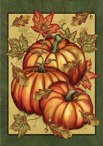 Toland Home Garden Pumpkin Spice 125 X 18-inch Decorative Usa-produced Garden Flag