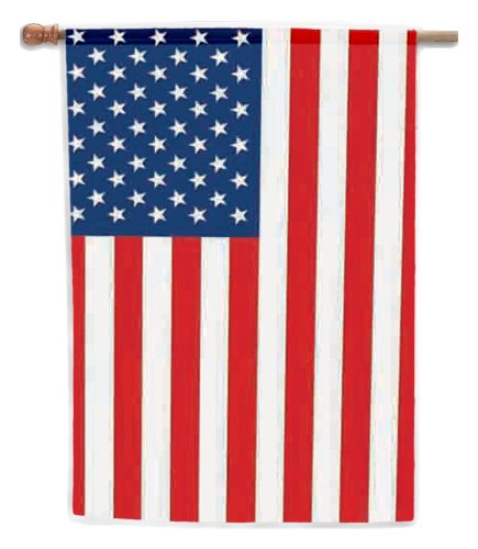 Toland - Usa - Decorative Patriotic America Red White Blue Star Stripe Usa-produced House Flag