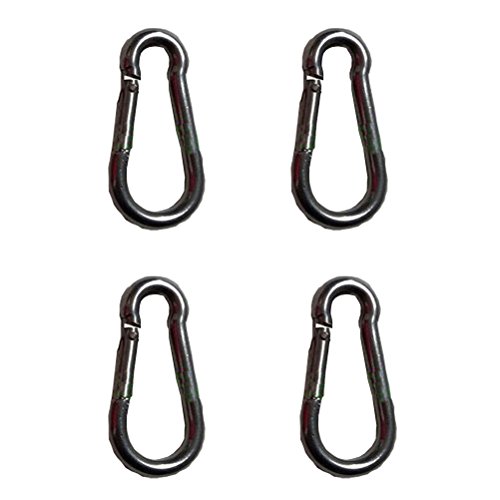 Amgate 4 PCS Steel Flag Pole Clip Hook