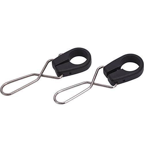 Sea-Dog Nylon Flagpole Pennant Mounts Stainless Clips - Pair 328197-1