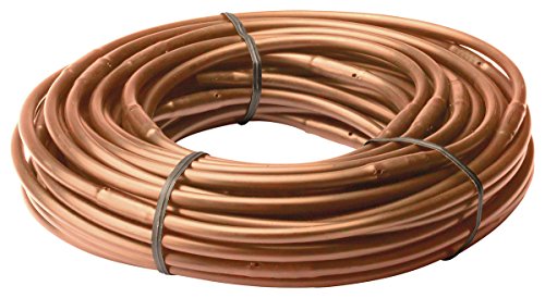 Rain Bird Et256-50s Drip Irrigation 1/4" Emitter Tubing, 6" Spacing, 50' Roll, Brown