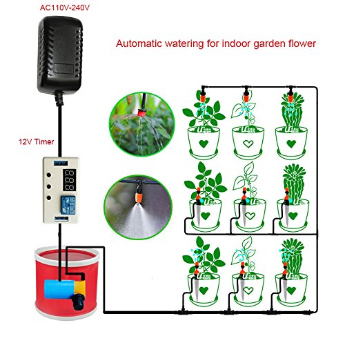 New Automatic Watering System Timer Device for Home Indoor Balcony Garden Flower Potted Plants Irrigation