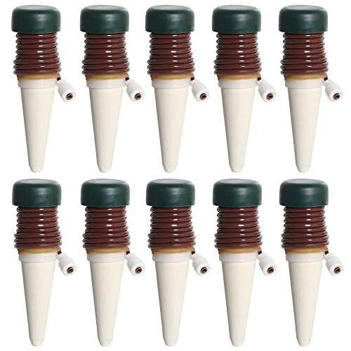 Yaheetech 10PCS Self Watering Probes - Indoor Automatic Watering System Drip Irrigation Equipment Houseplant Spikes for Plant US
