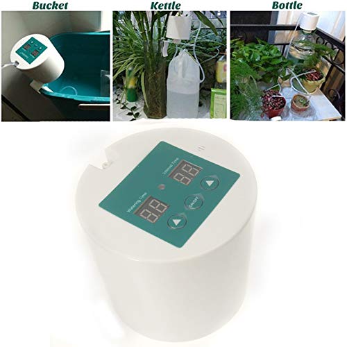 Cheapar Automatic Irrigation Kit Self Watering System with Electronic Water Timer 10m Tube Automatic Drip Watering System for Gardens Balconies Hanging Baskets Indoor Outdoor Potted Plants