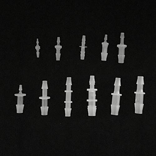 Garden Water Connectors 10Pcs 16Mm-64Mm Plastic Straight Reducing for Garden Watering Hose Micro Irrigation System