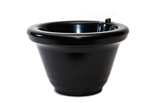 Aqua Camel 14 Inch Pot Black Self Watering Planter System