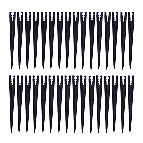 200 Pcs Plastic Irrigation Drip Support Stakes for 14-Inch Tubing Hose 47 or 35 Irrigation Hose Holder&EmittersDrip Irrigation KitsGarden Tools for Vegetable Gardens Flower Beds Herbs Garden