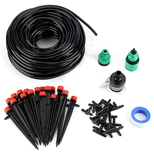 25 Meter Drip Irrigation Hose Set Ground Insertion Dropper Watering Auto System Tool Flowers Plants Cooling Irrigation System Automatic