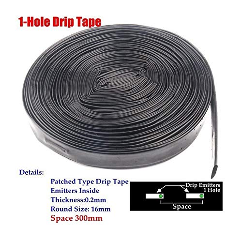 HENGTONGWANDA 100m ~ 5m 16mm 1 Hole drip Irrigation Hose Fruit Tee Tape for drip Hoses for Greenhouse Micro Irrigation System Filtration Pipe
