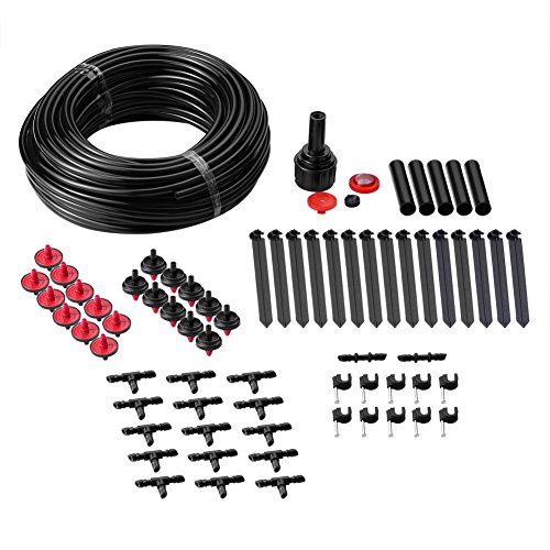 SIENOC Micro Drip Irrigation System Plant Self Watering Garden Hose Kits 71pcs 23m