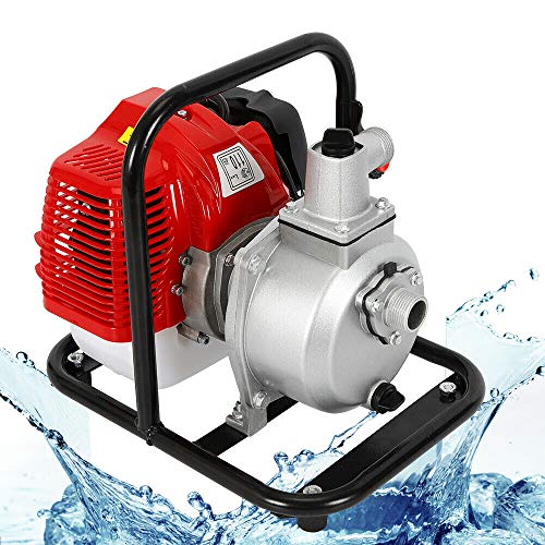 17Hp 2 Stroke Petrol Garden Pump Petrol High Flow Water Transfer Pump Irrigation Water Transfer High Pressure Pump Irrigation Camping