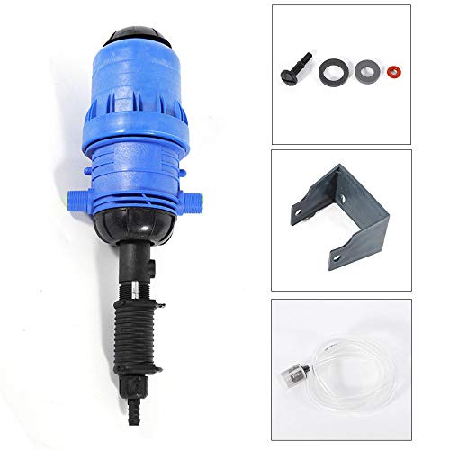 Chemical Fertilizer InjectorAdjustable Fertilizer Injector Water Powered Chemical Liquid Doser Dispenser 20-2500 Lh Drip Irrigation Injector Dosing Pump for Industry Garden Hose Livestock 04~4