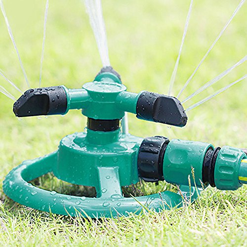 Elecrow Water Sprinkler Garden Lawn Sprinkler Adjustable 360&deg Rotation For Watering Plants Flowers And Gardens