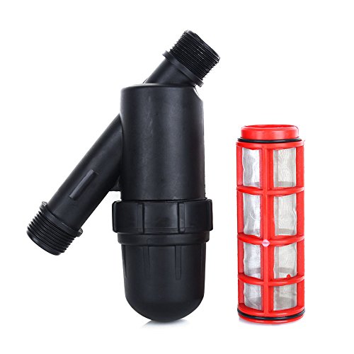 Drip Irrigation in-Line 120 PSI Pressure Regulating Y Shape Filter with 34 Male Pipe Thread