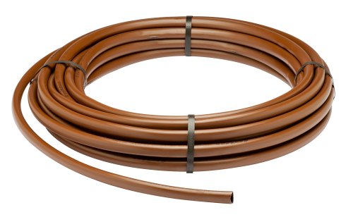 Rain Bird ET63918-50 Drip Irrigation Pressure Compensating 12 0634 OD Emitter Tubing 18 Emitter Spacing 50 Roll Brown