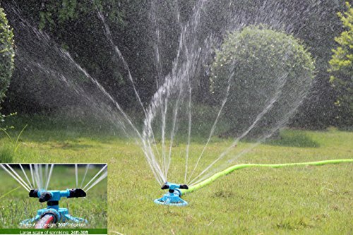 Lawn Sprinkler Garden Sprinklers Water Entire Lawn And Garden Adjustable 360&deg Rotation Without Oscillating Systems